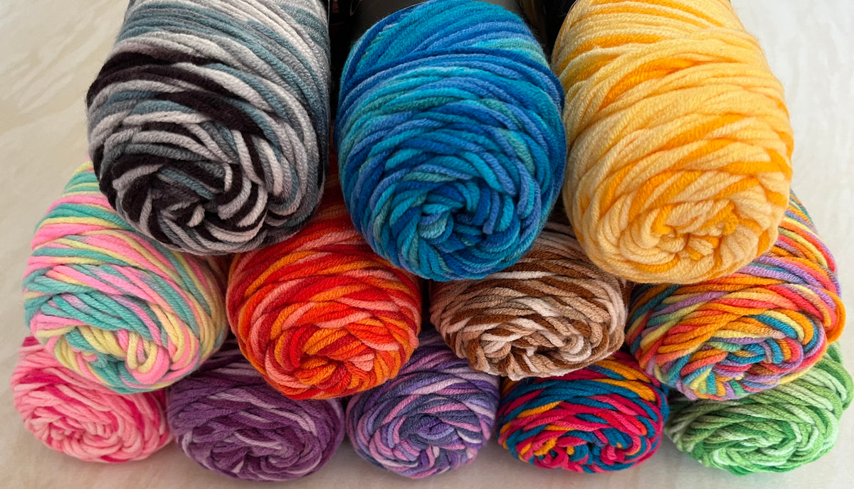 Cavendish yarns canvas rolls 100g, 200m, 100% acrylic, light Aran