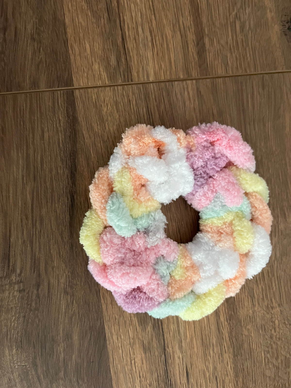 Pack of 3 hand made chenille scrunchies