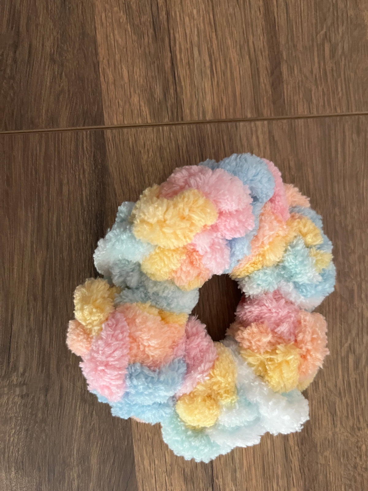 Pack of 3 hand made chenille scrunchies