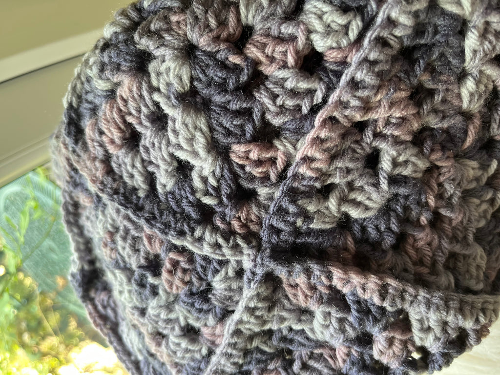 Hand made crocheted market bag