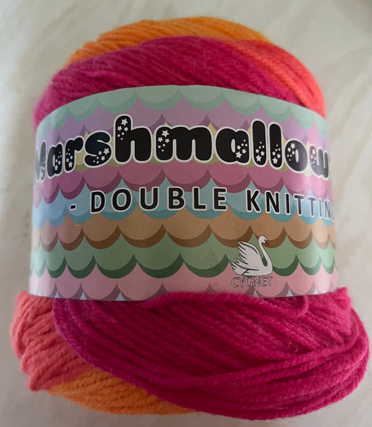 Cygnet Marshmallow Pie DK Yarn 150g/540m, 100% Acrylic