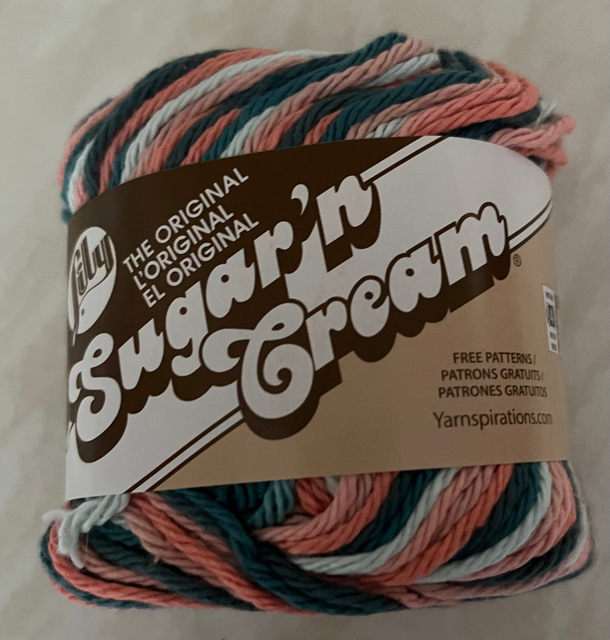 Lily Sugar ‘n cream coral 100% cotton