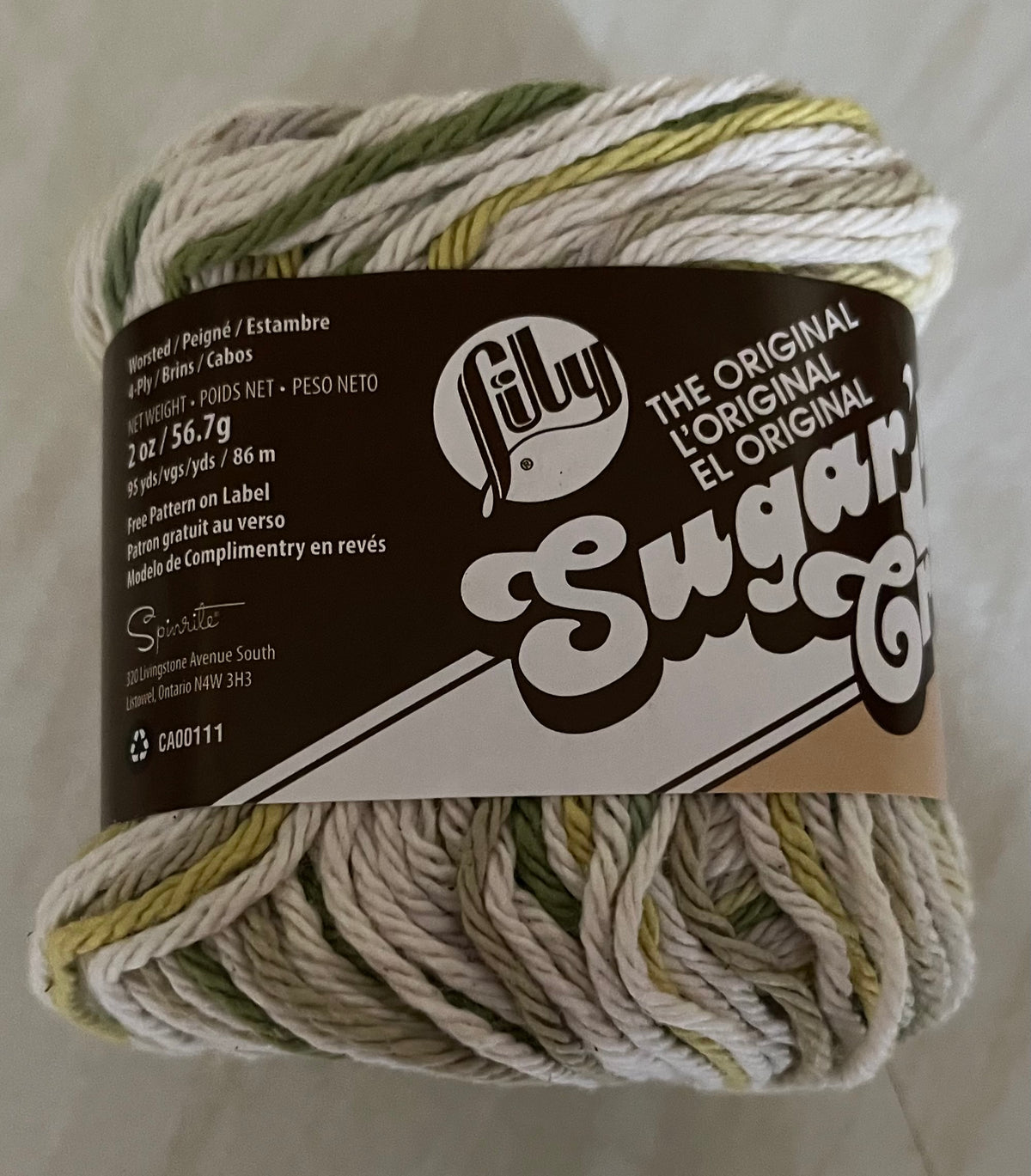 Lily Sugar ‘n cream guacamole 100% cotton