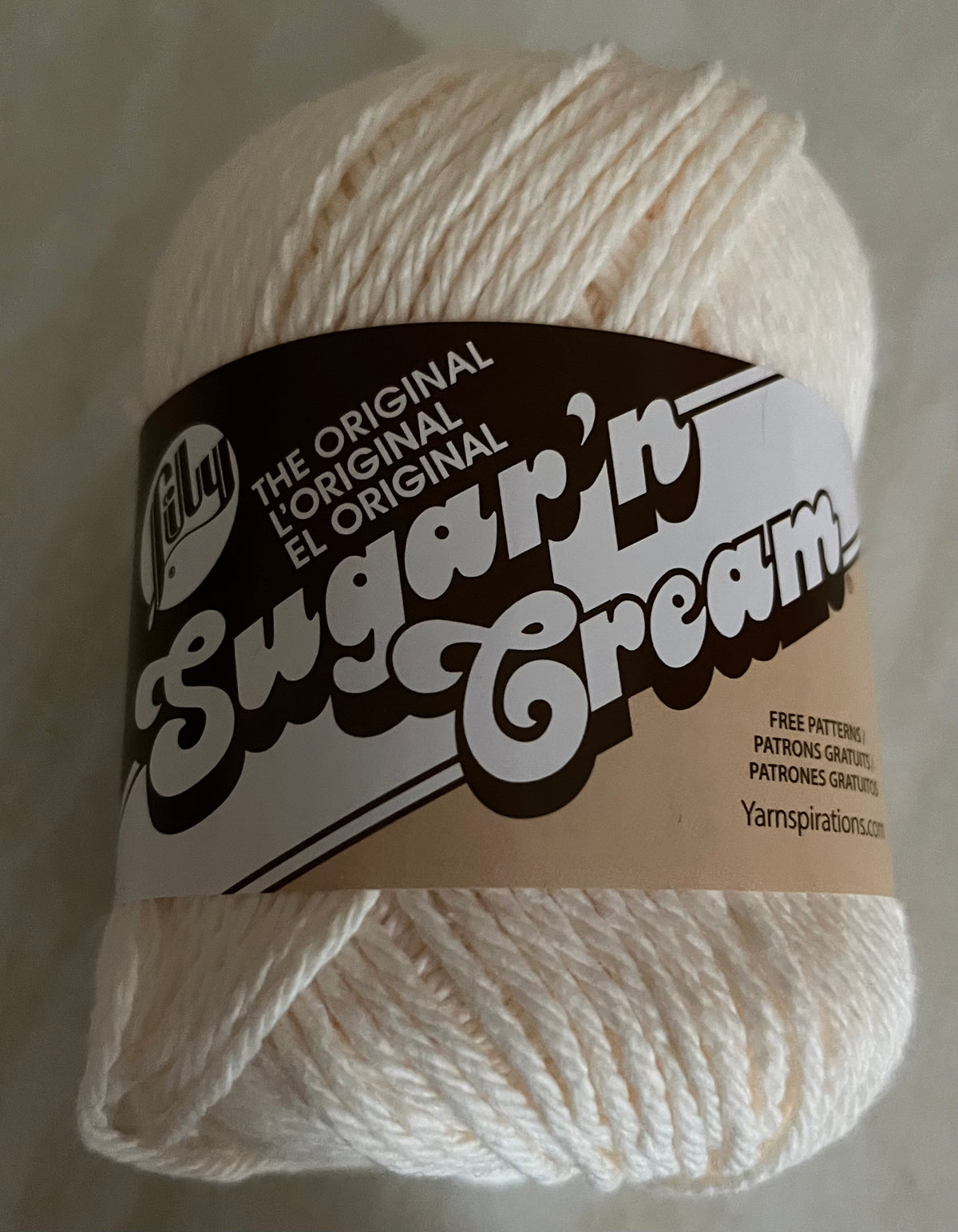 Lily Sugar ‘n cream soft ecru 100% cotton
