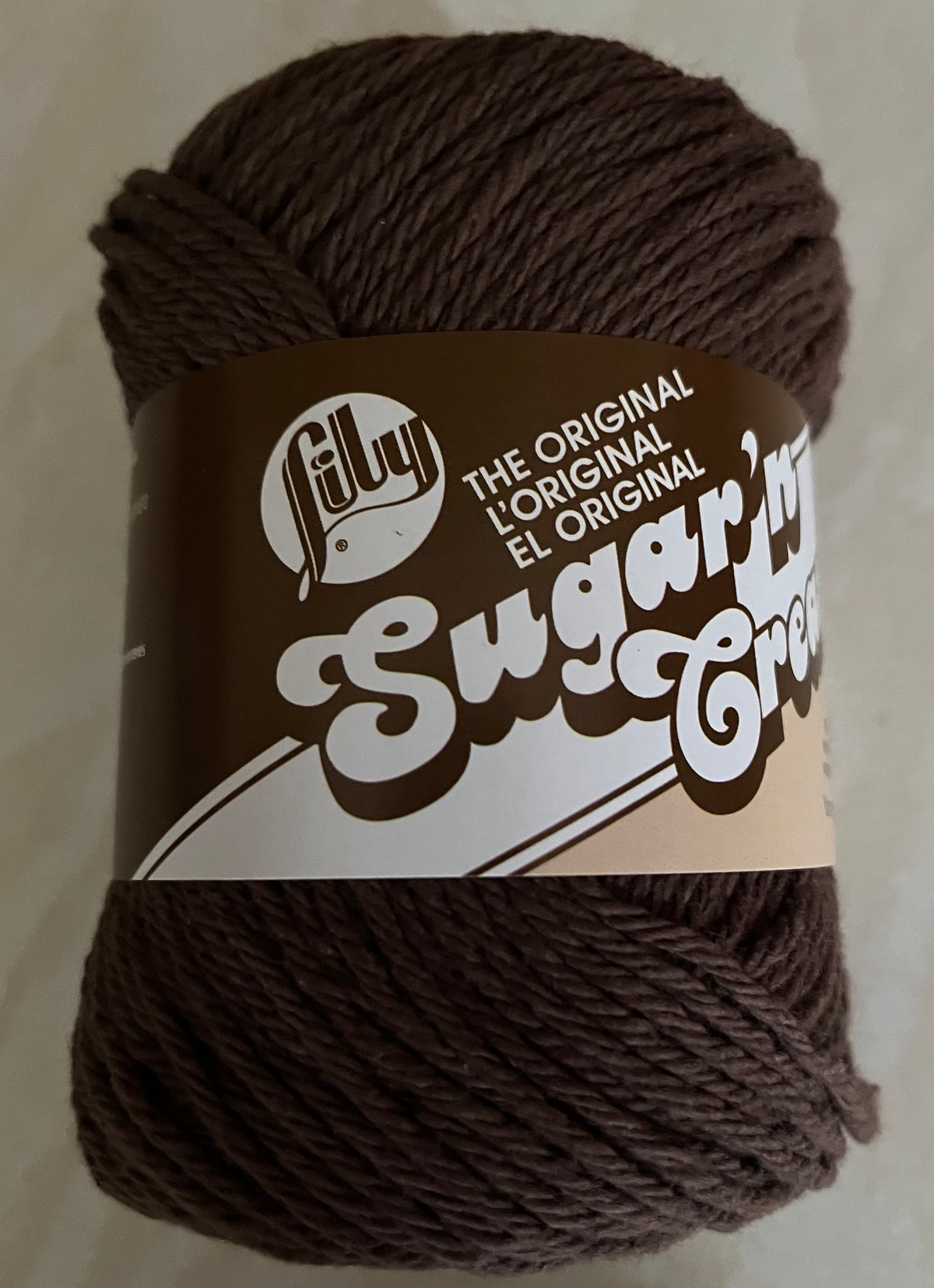 Lily Sugar ‘n cream warm brown 100% cotton